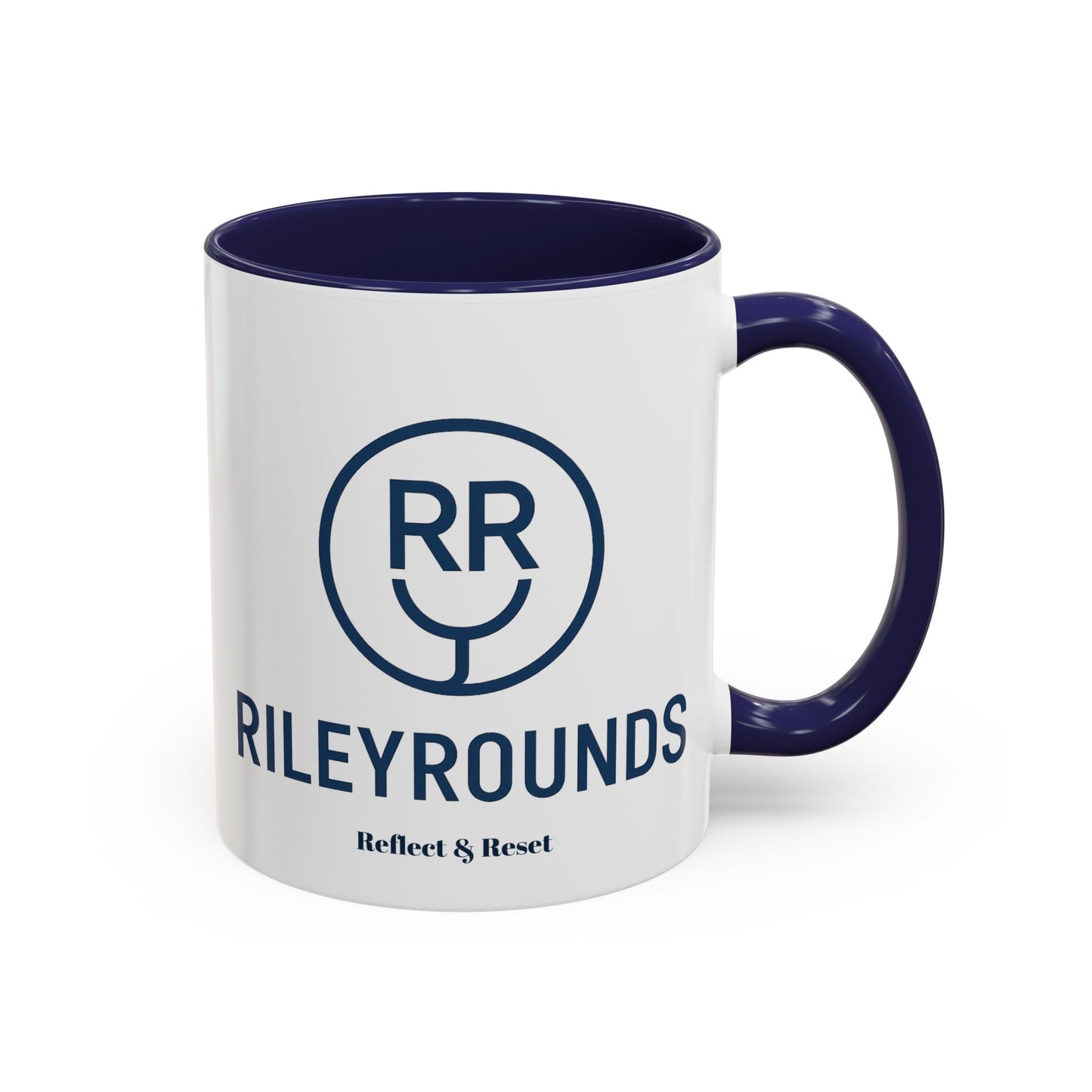 RileyRounds Accent Coffee Mug – 11oz | Inspired Focus for Every Sip